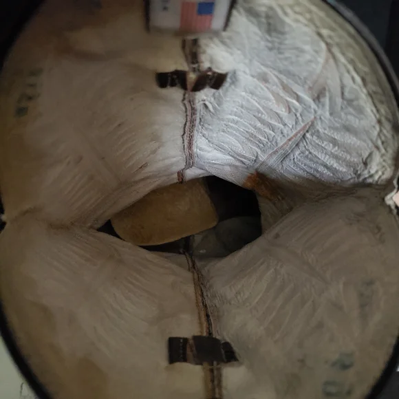 Cowtown Back-Cut Python Snakeskin Cowboy Boots in Men's size 12 D - Picture 13 of 17